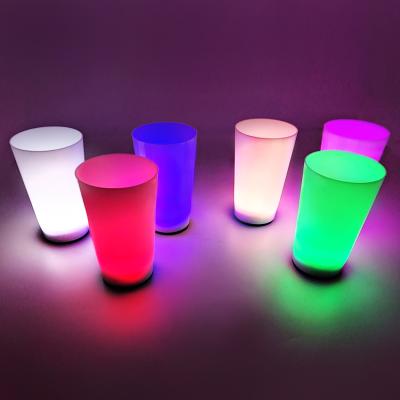 China Water Activated Fun Drinks Cup Wine Glass LED Liquid Activated Glowing Glasses For Wedding for sale