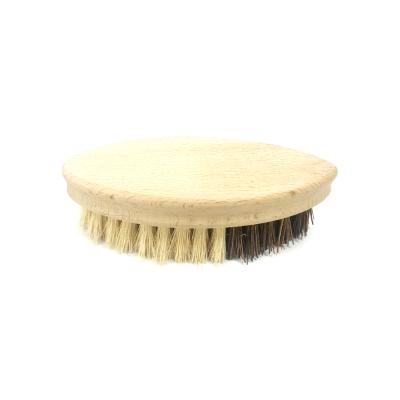 China Tampico Fruit Eco-Friendly Bamboo Wooden Bristle Kitchen Coconut Fruit Vegetable Cleaning Brush for sale