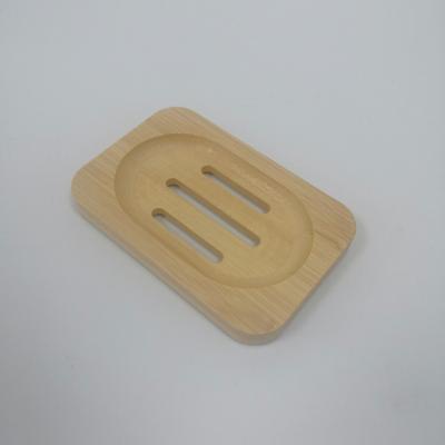 China Sustainable Bathroom Accessories Handmade Natural Wooden Bamboo Soap Tray Holder for sale