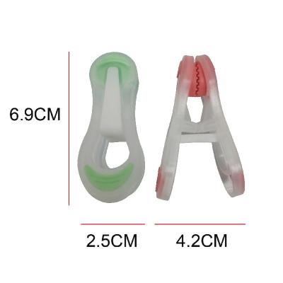 China Intake 6.9CM Popular Plastic Cleaning / Laundry / 18PCS Clothes Peg Soft Pegs Grip Clothespins Wholesale for sale