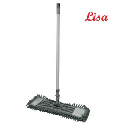 China Sustainable Household Flat Crawler Broom Adjustable Rotation Broom With Telescopic Handle Easy For Floor Cleaning for sale