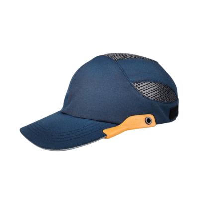 China CE EN812 Baseball Hard Hat Lightweight Breathable Shape Standard HDPE Breathable Safety Bump Hat for sale