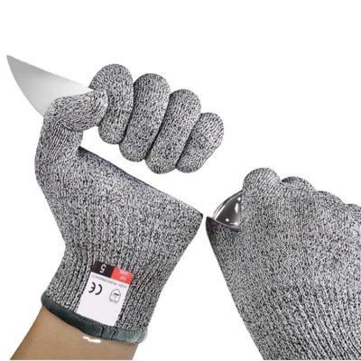 China high grade cut proof breathable cut resistance work gloves anti cut hand construction glove for sale