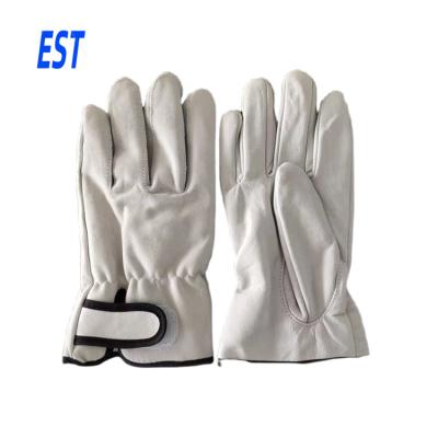 China Factory Direct Wholesale Work Protection Leather Welding Work Gloves Comfortable With Full Reinforced Palm for sale