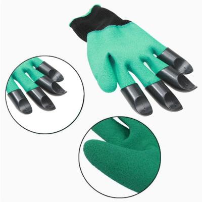 China Thron Proof Manufacturer Gardening Coated Latex Garden Gloves Outdoor Protective Work Gloves for sale