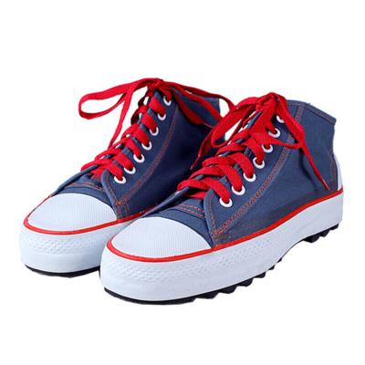 China Insulative Shuangan AB052 Canvas Electrical Insulation Safety 5kv Blue Wireman Casual Insulated Work Shoes for sale