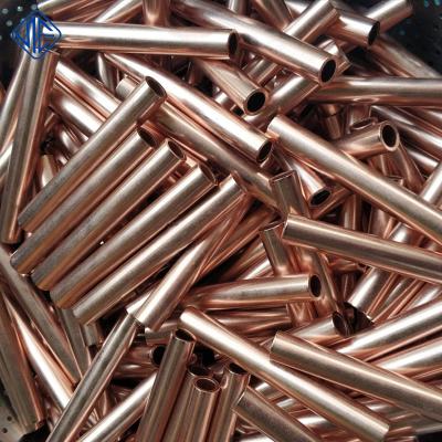 China Industrial Small Size Straight Pure Copper Tube Capillary Copper Pipe OEM Size for sale