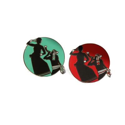 China Feng Shui Factory Customized Metal Wholesale Custom Cartoon Pins Gift Badges Surrounding Lapel Pin for sale