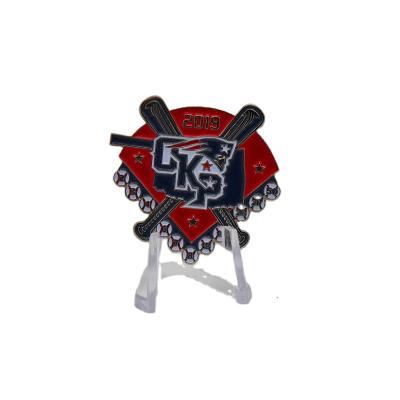 China Hot Selling Creative Custom Made Custom Baseball Badge Africa Sports Lapel Pin for sale