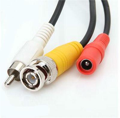 China Vehicle Camera Connection DC Jack BNC RCA Video AV Audio Power Cable For CCTV Camera for sale