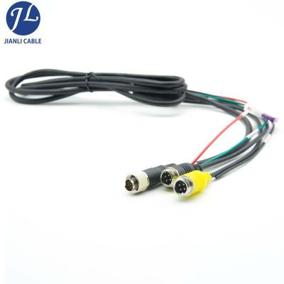 China Car Rearview Cameras 8 Core S-Video To 2 Piece Aviation Signal Cable for sale