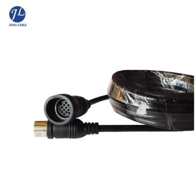 China Vehicle Camera Connection 13 Pin Din Plug Male To Female Cable For Trailer Connector Parts for sale