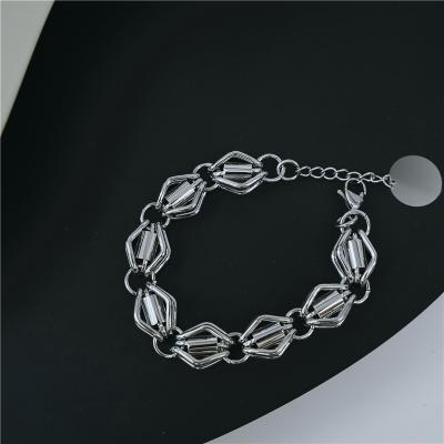 China Punk the new design of the punk bracelet bracelet of the wind metallic dark personality simple geometric ornaments for sale