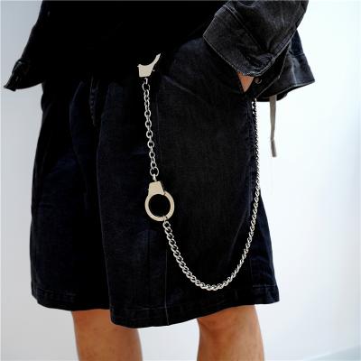 China Fashion punk metal new metal wallet key chain handcuffs wallet chain pants chain R-779 for sale