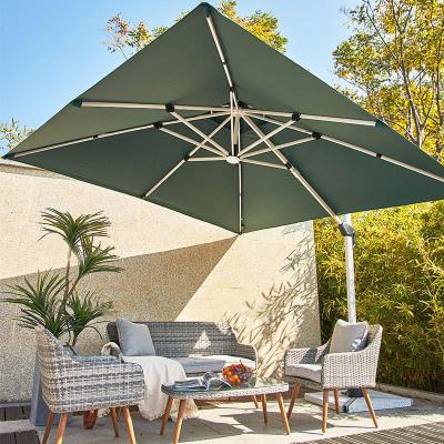 China LargeParasol Hotel Cafe Restaurant Patio Garden Rome Umbrella Contemporary Luxury Large Outdoor Commercial Garden Sun Umbrella Large for sale