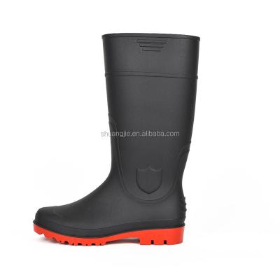 China Wholesale Steel Toe Industry PVC Anti Kick Work Boots K005 for sale