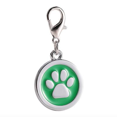 China Custom Wholesale Personalized Metal Two Side Enamel Engraved Charms Dog Tag for sale