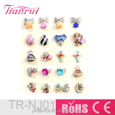 China 2017 Metal 3D Fashion Design Nail Art Nail Jewelry for sale