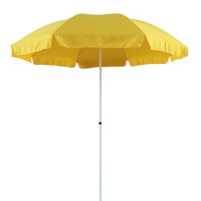 China Polyester Outdoor Fabric Furniture 7.5ft Height Adjustable Beach Umbrella With Tilt for sale