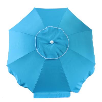 China Hot Selling High Quality Outdoor Furniture 7.5FT 150G Polyester Beach Umbrella for sale