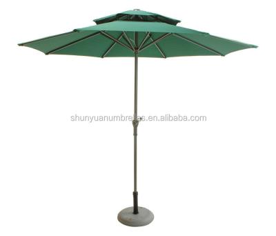 China Outdoor Furniture Aluminum Or Steel Outdoor Sun Garden Umbrella for sale