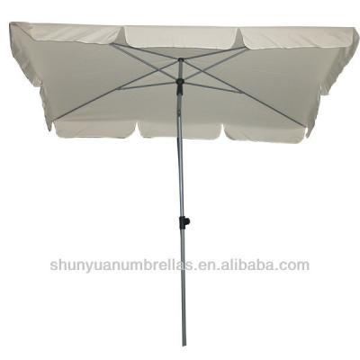 China Outdoor Rectangular Market Parasol Advertising Furniture Promotional Umbrella for sale