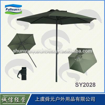 China Outdoor Steel Brella Pole Furniture Commercial Grade Patio Material Market Sun Umbrella for sale