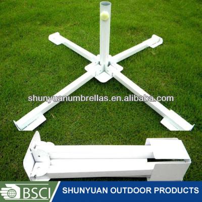 China outdoor furniture beach outdoor bases/folding garden umbrella/portable low patio umbrella base for sale