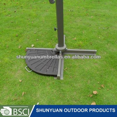 China Outdoor Furniture Beach Bases/Garden Umbrella/Banana The Patio Umbrella Marble Base Base for sale