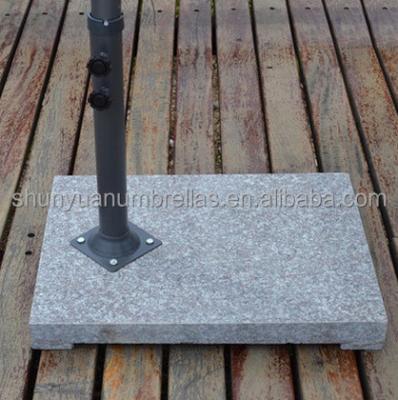 China Hot Sale Outdoor High Quality Sunshade Outdoor Furniture Granite Square Umbrella Base for sale