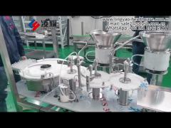 chemical vial filling and capping machine for chemicals liquids, CE cert, customization