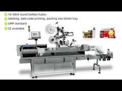 Ampoule and Vial Labeling Machine High Precision labeling with touch screen and PLC