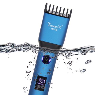 China High Quality Professional TrimmerX TM-T26 USB Barber Waterproof Cordless Electric Safety Hair Clippers Cordless Hair Trimmer for sale