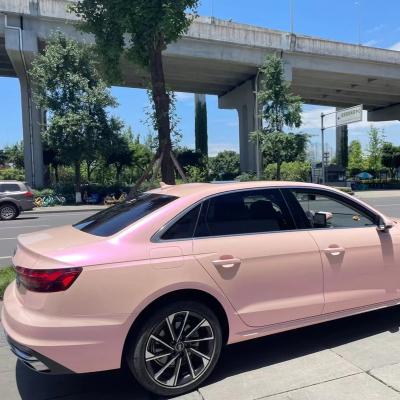 China Wholesale Multicolor Pink Color Car Wrapping Vinyl Samples Luxury Car Wrapping Roll For Car for sale