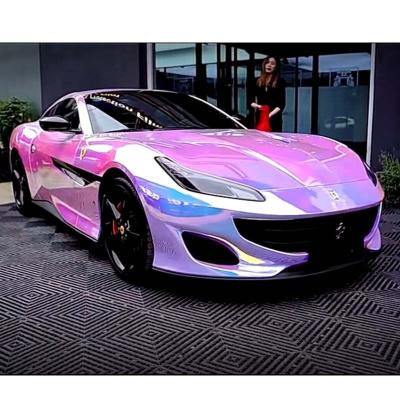 China Color Pink Car Auto Vinyl Color Change Sticker Multicolor Metal Vehicle Body Wrap Film For Car for sale