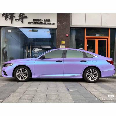 China Factory Wholesale Self Color Glue Car Wrap Matte Blue Color Sticker Wraps Car Wrapping for sale