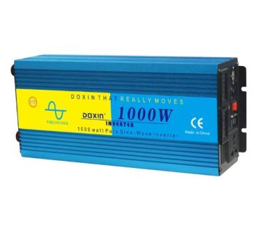 China 12v 24v 110v 220v 1000w Solar Inverter For Solar Panel For TV Fridge Computer AC Electrical Appliances 100 x 300 x 444 (mm) for sale