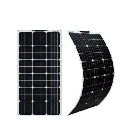 China SHUOXIANG18V 100 Watt 200W 300W 400W Flexible Solar Panel Kit For 12V 24V Battery Car RV Home Outdoor Power Charging 166mmx166mm for sale