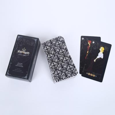 China Custom Paper Oracle Cards Decks with Bottom Box and Tarot Card Lid Printing for sale