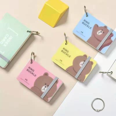 China Reading link Japanese creative word card memory blank portable self made writing book bookmark card english notebook portable minute for sale