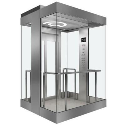 China HQ industrial panoramic passenger elevator sightseeting 320kg-2000kg for all world for sale