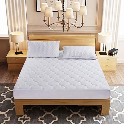 China Factory Direct Folding Bamboo Fill Factory Direct Cooling White Soft Microfiber Twin Mattress Topper Polyester for sale