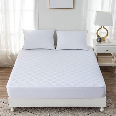 China High Quality Waterproof Bamboo Soft Home Mattress Protector Terry Mattress Protector Bed Cover Cloth for sale