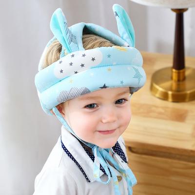 China For Walk Study/Playing Baby Helmet High Quality Cotton Safety Hat Adjustable Safety Helmet For Walk Crawling for sale