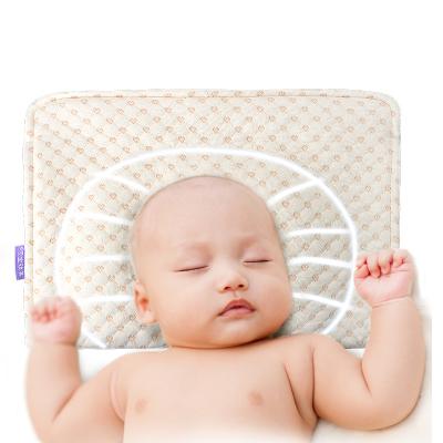 China Home High Quality Soft Cotton Baby Headset Sleep Neck Pillow Memory Foam Baby Pillow Wedge for sale