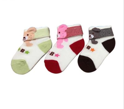 China Winter combed cotton baby tube cartoon sustainable children's socks autumn and short socks for sale