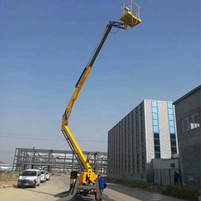 China Cheap Hotels 8-22m Electric Towable Boom Lift Boom Lift Tables Articulating Aerial Work Platform for sale