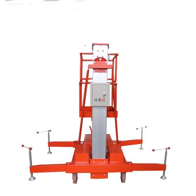 China Partable 8m Mobile Push Around Personal Vertical Mast Lift Hydraulic Lift Table for sale