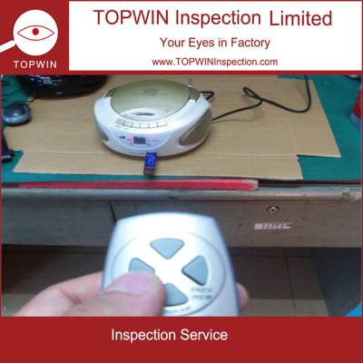 China Third-party quality inspection services / third-party CD player inspection service inspection company for sale