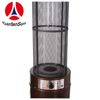 China Low Price Outdoor Meeting Pool Stainless Steel Gas Patio Heater Black Brown Good Quality Low Price Outdoor Heater for sale